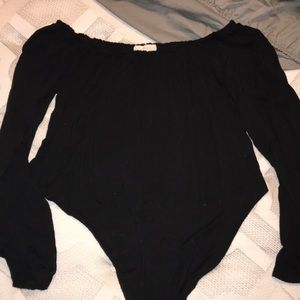 LA Hearts Crop Long Sleeve Top